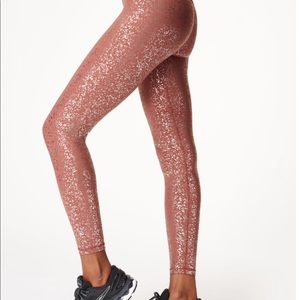 Sweaty Betty Metallic Disco leggings. Size small.